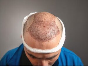 Greffe de cheveux sur cicatrices