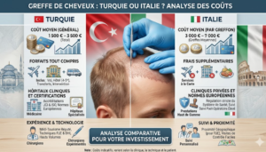 Est il plus avantageux de faire une greffe de cheveux en Turquie ou en Italie : Analyse des coûts