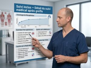 Détail du suivi médical après greffe